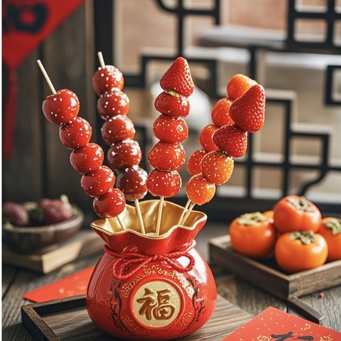 品”冬日甜蜜，“串”趣味童年        ——朵二班“糖葫芦”冬至活动