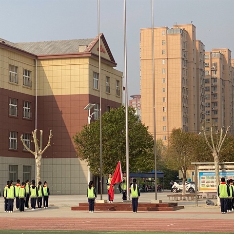 童心向祖国，国旗伴成长——汶上县第五实验小学东和园校区一年级级部第十二周工作简报