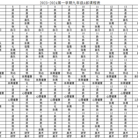 丰县初级中学2023体育年报公示项目