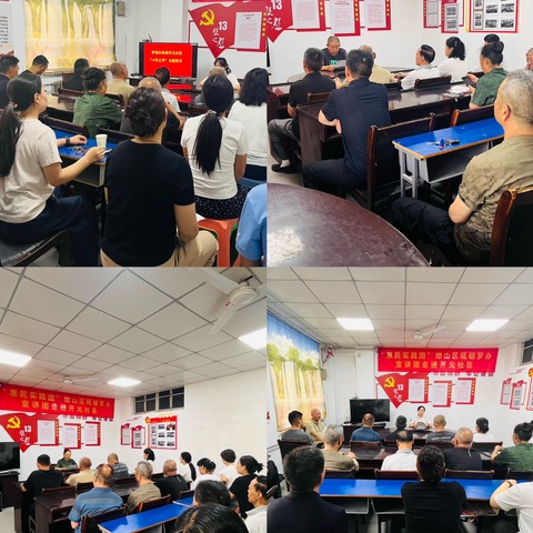 罗城头街道开元社区开展“十三号之声”主题党日活动