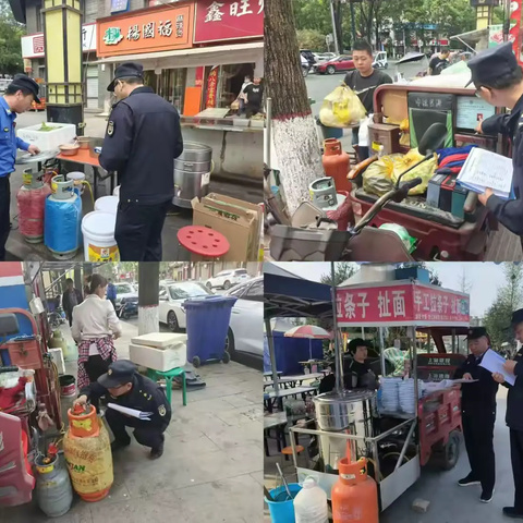 查隐患洗油渍控污染  扮靓县城市容迎五一 ——扶风县城市管理综合执法大队开展“五一”节前市容市貌集中整治行动