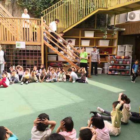 【见心践行】建新街道花园路第二社区联合育才幼儿园开展“5.12防震减灾宣传科普活动”