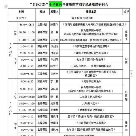 【上美·培训】育人强心 凝练健体——记“名师之路”第26届小学体育名师工作室教学革新观摩研讨会