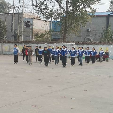 我运动，我健康，我快乐——赵岗镇李湾小学课间操比赛活动