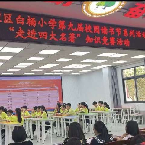 读古典名著，亮校园风采——白杨小学四大名著知识竞赛活动