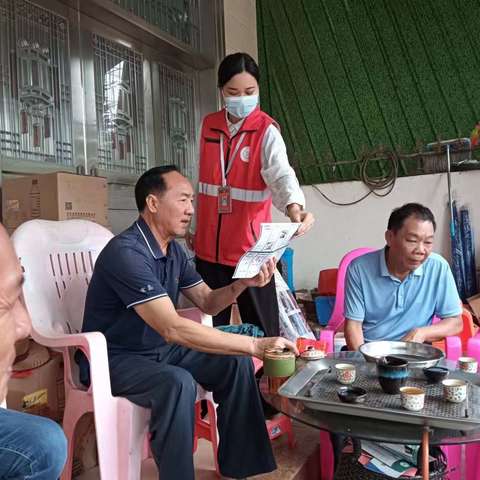 感城镇网格员开展网络安全宣传活动