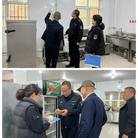 临潼区市场监管局栎阳所开展学校食堂食品安全“回头望”专项检查