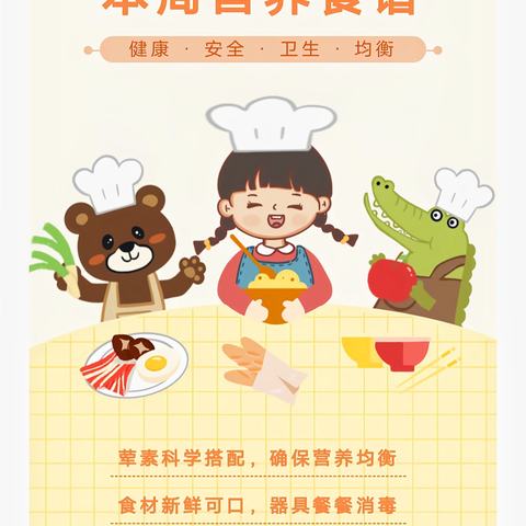【美好“食”光】贝诺尔幼儿园暑期第三周食谱