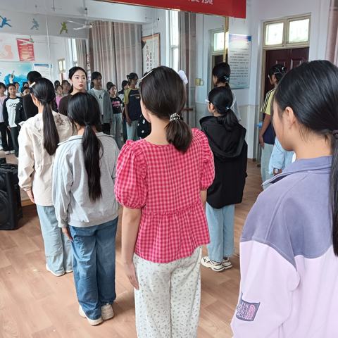 汝州市米庙镇第一初级中学新学期社团活动开始啦！