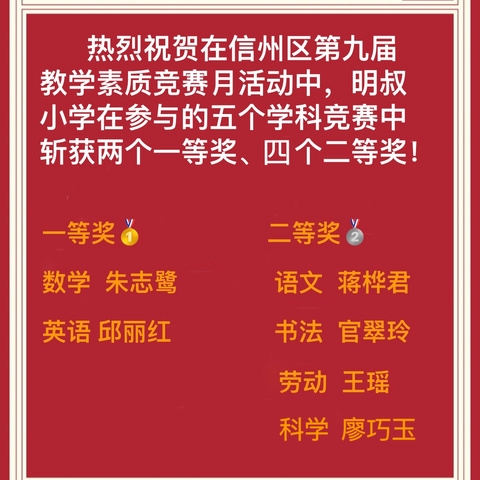 【党建+教研】弦歌奏声节，花开满庭芳——上饶市明叔小学竞赛月活动回顾与总结