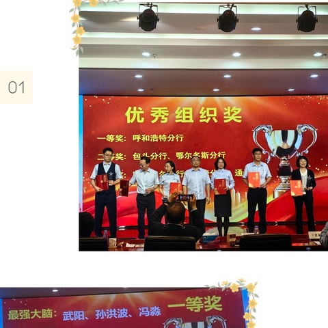 呼和浩特分行在内蒙古区分行营运主管劳动技能竞赛获奖喜报