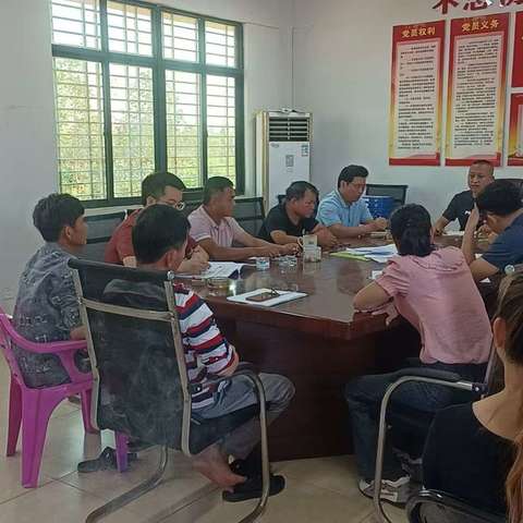 兰罗村党支部召开深入贯彻中央八项规定精神学习教育会议