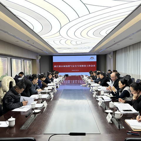 曲江新区召开城镇燃气安全专项整治工作调度会议
