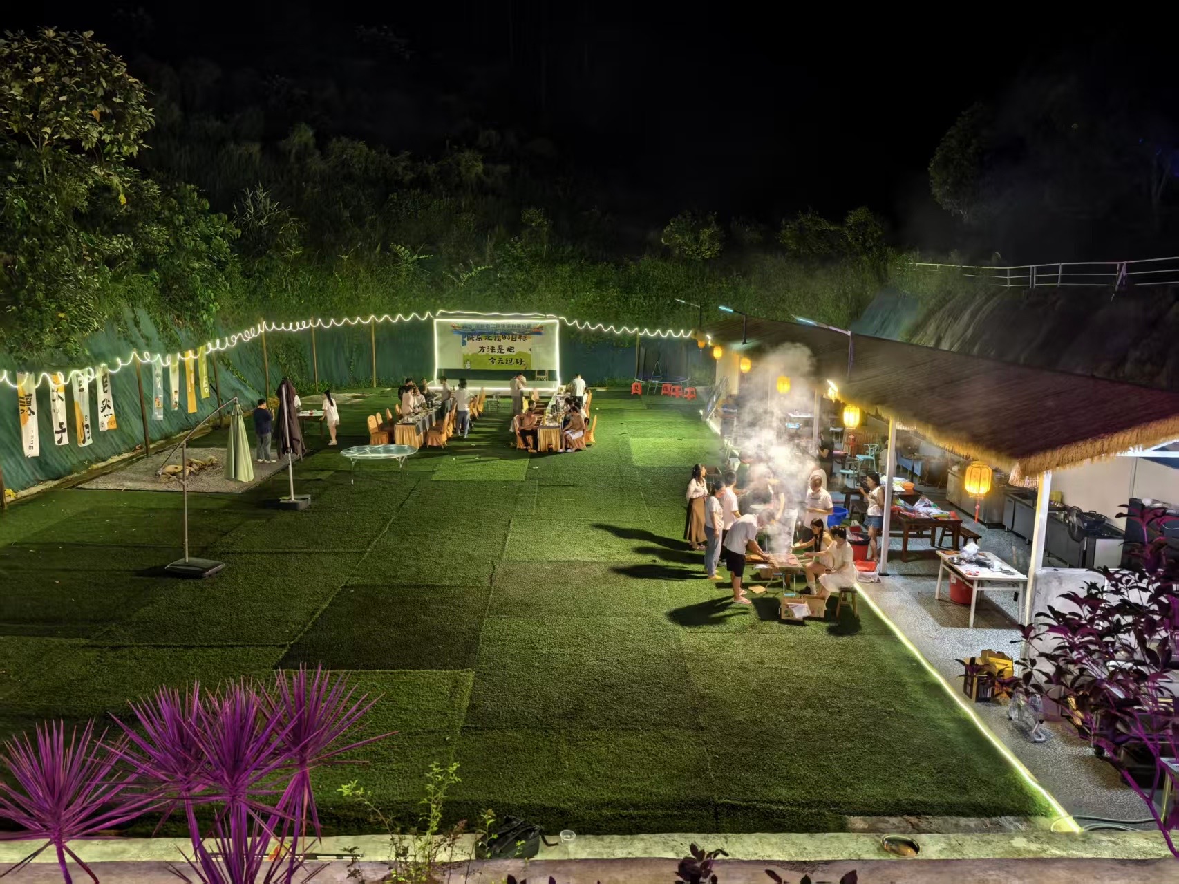 【沃然山居民宿】A栋14房35床|山涧民宿·山泉水滑梯泳池·独立泡池·独立KTV·户外草坪团建场地·会议室