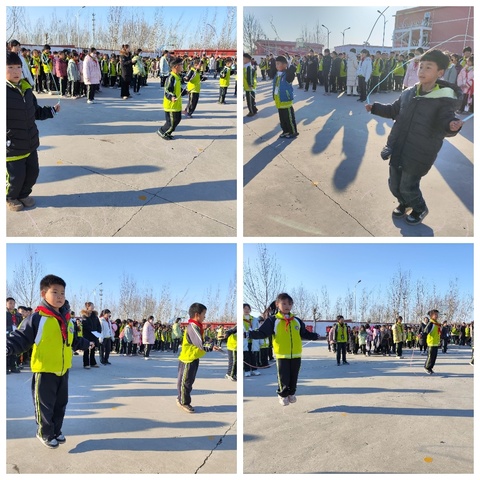 “绳彩飞扬，快乐无限”——白官屯镇白官屯中心小学跳绳比赛