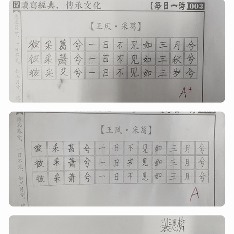 “墨香润笔尖，挥毫展风采”——东房头小学硬笔书法展示活动