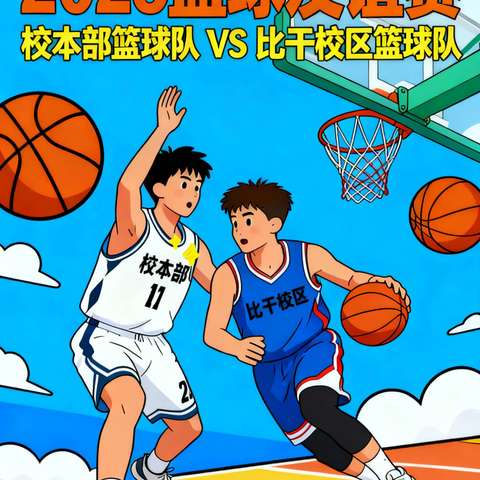 赛场竞风采，青春正当时——卫辉职专本部校区和比干校区举行篮球友谊赛