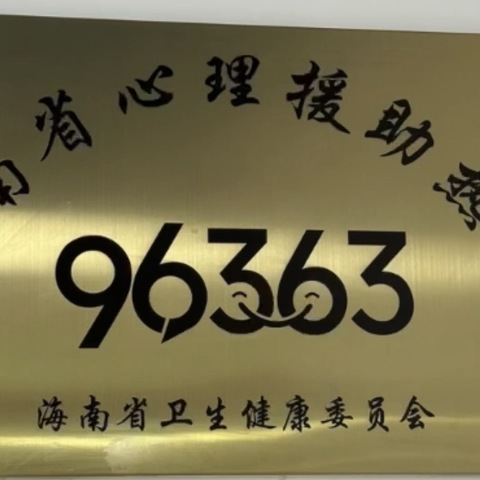 海南华桥中学初中部2025届21班同学暑假社会实践—-海南省安宁医院96363心理援助热线