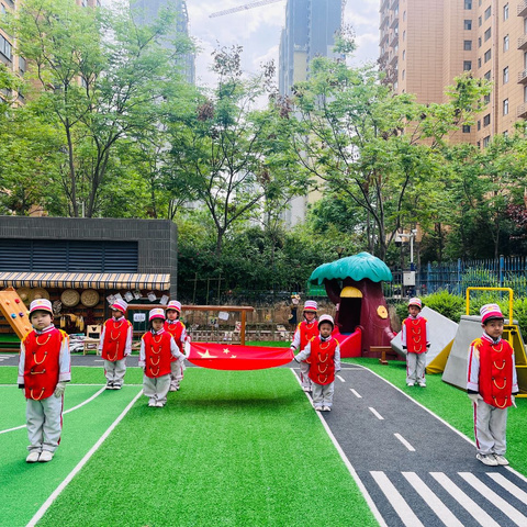 红旗飘飘  伴我成长🇨🇳——西安市雁塔区第十九幼儿园 中四班升旗仪式