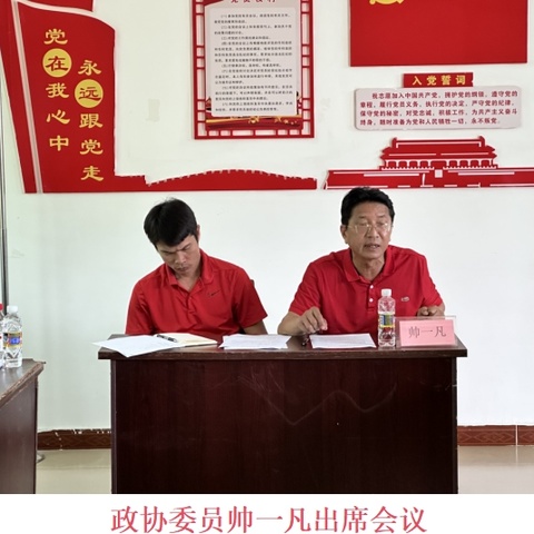 七叉村委会组织召开2024年第一季度基层民主协商议事会