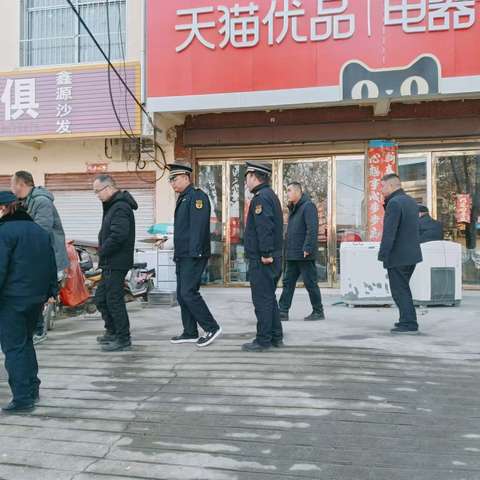 示范区新店乡城管【2530】在行动：整治环境迎新春