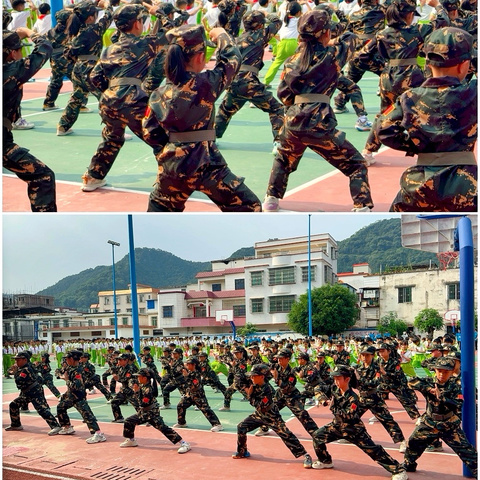 传承红色基因  厚植家国情怀——肇庆市高要区小湘镇中心小学“爱国主义教育-军体拳进校园”展示活动