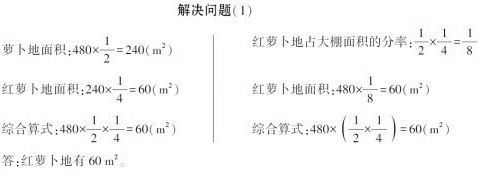 分数乘法解决问题（1）教学设计