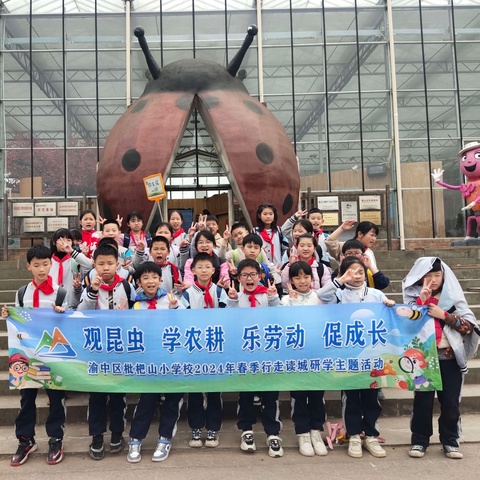 【久佰行走课堂】渝中区枇杷山小学校四年级一班丨“观昆虫·学农耕·乐劳动·促成长”2024年春季行走读城研学主题活动