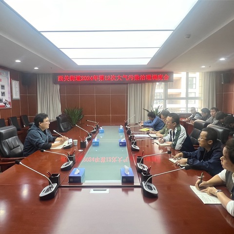 西关街道2024年第12次大气污染治理调度会