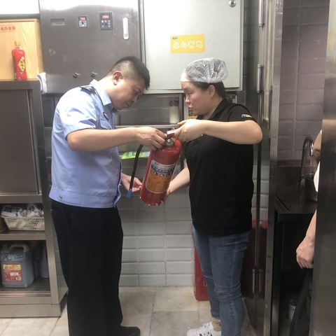 【经开公安 夏季行动】社区民警深入辖区开展检察消防