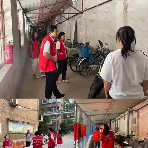 延光社区网格员开展电动自行车消防安全整治行动