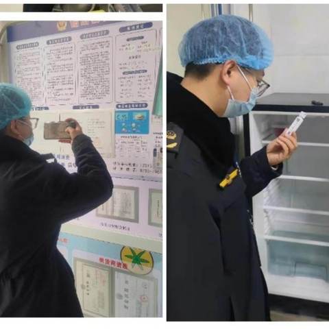 金色摇篮幼儿园迎接市场监督管理局春季开学食品安全检查