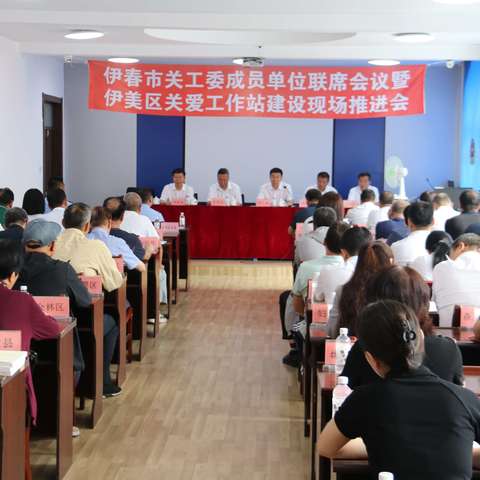 伊春市关工委在伊美区召开关爱工作站建设现场推进会