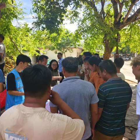 育才生态区在青法村开展护苗主题宣传活动