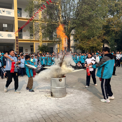 【高新教育】高新区第十三初级中学消防安全应急疏散演练