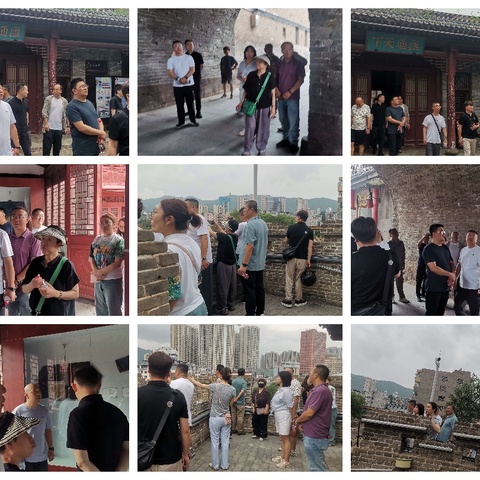 政协新华街小组组织委员赴堡子里就文物保护进行参观调研