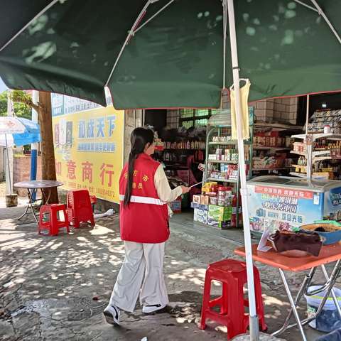 新龙镇网格员开展扫黄打非宣传