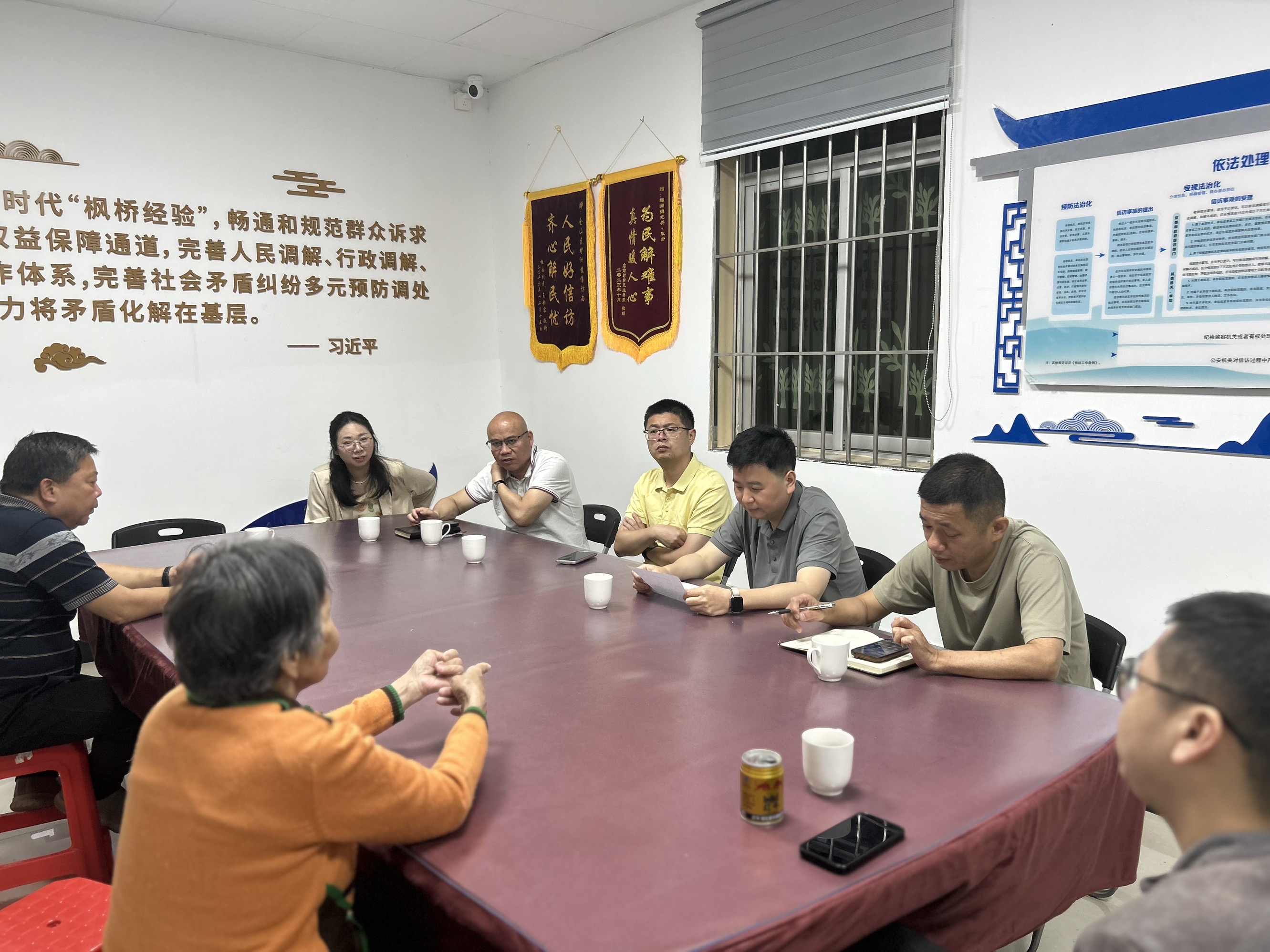 简篇-区领导赴螺洲镇开展大接访工作