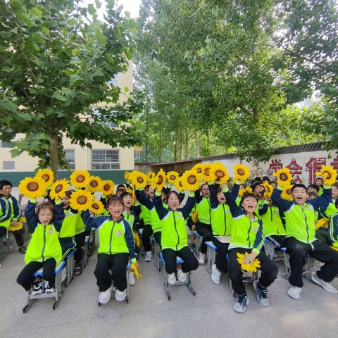 舞阳县九街镇顿庄小学“迎六一  展风采”校园运动会