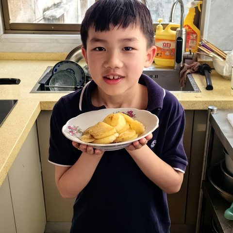 劳动砺心志 实践促成长—益阳市石码头小学二年级黄淇睿美食制作篇