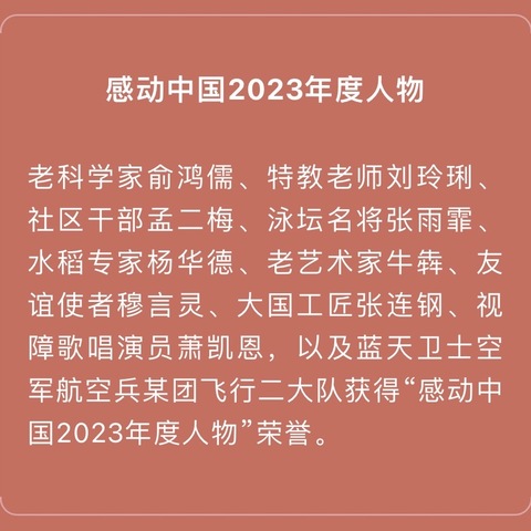 【全环境立德树人】聆听中国故事 致敬榜样力量——莱芜附小五（6）中队观看《感动中国2023年度人物颁奖典礼》