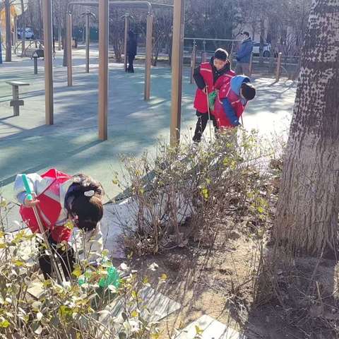航天城社区“新年焕新颜，青春志愿行”清洁日活动：以行动绘就社区新画卷