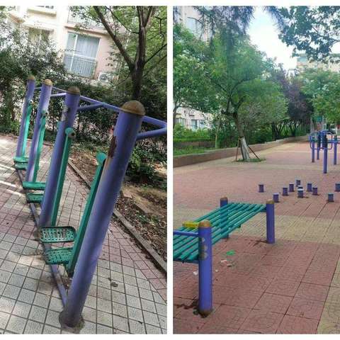 检查健身器材，保障居民的运动安全！