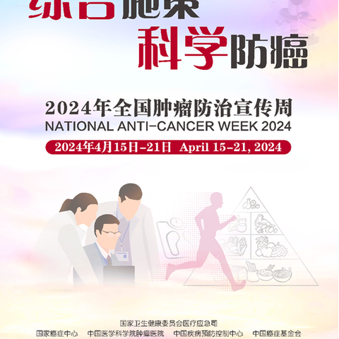 【综合施策 科学防癌】第30个全国肿瘤防治宣传周，预热第一弹走起～