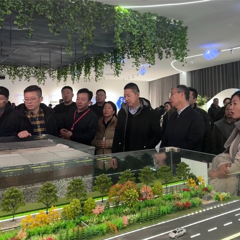 太原市住建局参观我市海绵城市科普展馆
