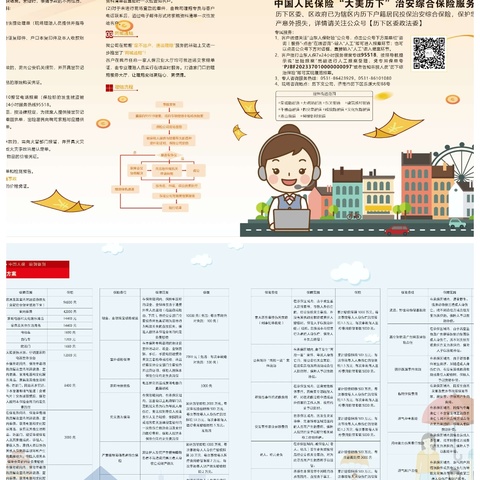 【千佛山街道 五色花苑】宣传治安综合保险：您身边的安全保障