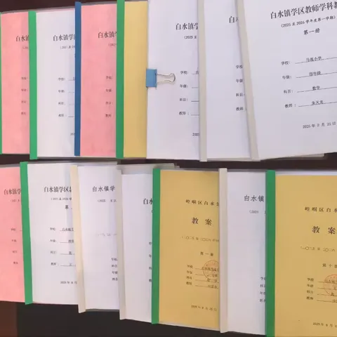 【花官营乡中心校】 规范·反思·提升    期末教学常规检查纪实