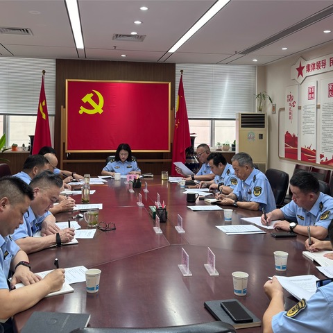 综合执法支队 召开2024年第7次党委理论学习中心组（扩大）会议
