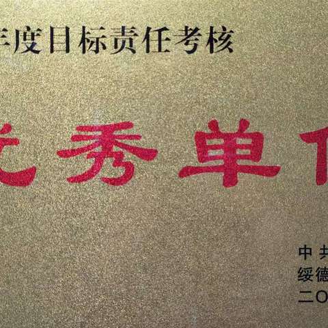 绥德：荣获2024年度目标责任考核优秀单位