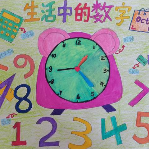 一年级（5）班数学综合实践展示之寻找生活中的数字